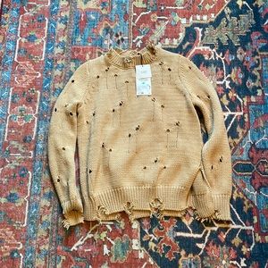 Zara distressed sweater